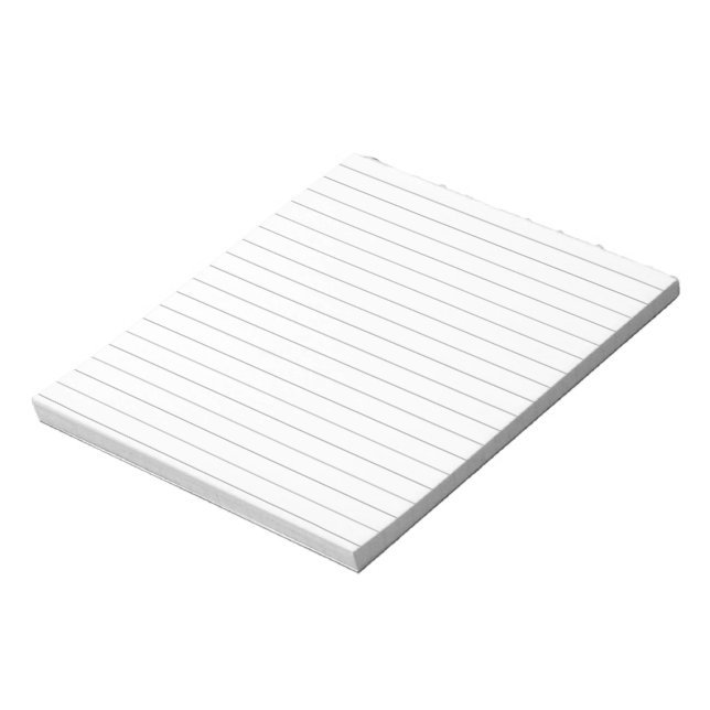 Personalized Memo Pad with Business Lines (Rotated)
