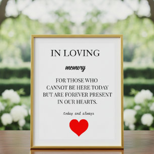 Personalized Memorial Keepsakes – Honor Loved Ones Poster