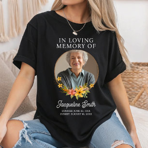 Personalized Memorial Remembrance Gift Funeral RIP T-Shirt