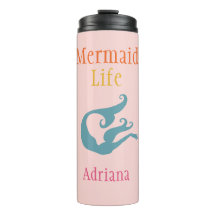 Personalized Mermaid LIfe Thermal Tumbler