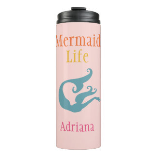 Personalized Mermaid LIfe Thermal Tumbler