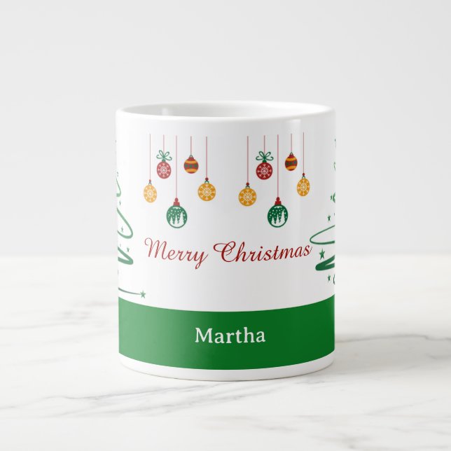 Personalized Merry Christmas Mug (Front)