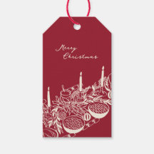 Personalized Merry Christmas Table Minimal Design