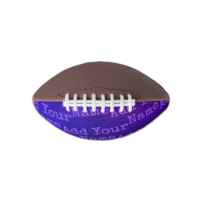 Personalized Mini Football | Add Your Name /Phrase American Football (Front)
