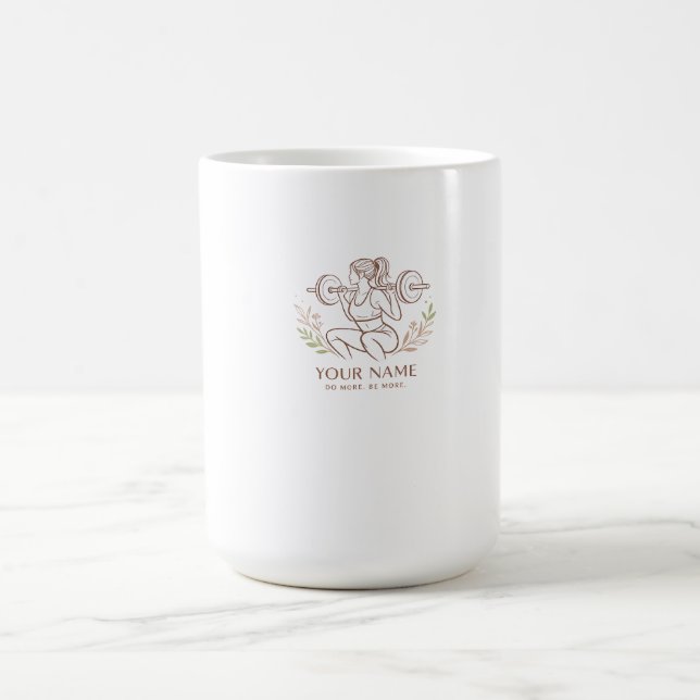Personalized Minimal Line Art Mug (Center)