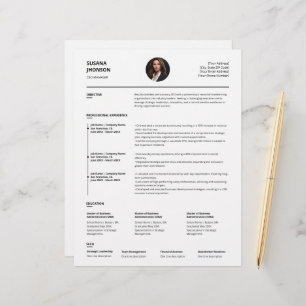 Personalized Minimalist Clean Resume Template