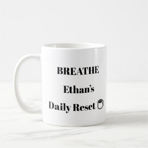 Personalized Minimalist Name Mug for Daily Calm