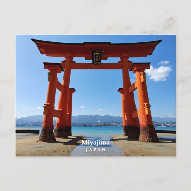 Personalized, Miyajima, Japan Postcard (Front)