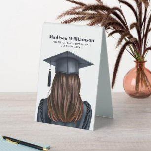 Personalized Modern Graduation Female Graduate