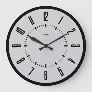 Personalized Modern Minimalist Large Clock