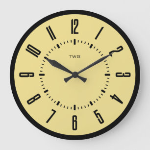 Personalized Modern Minimalist Large Clock