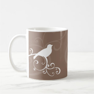 PERSONALIZED MODERN MUG :: whimsicalbird 1