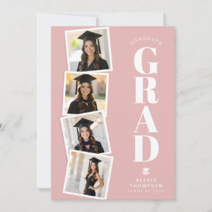 Personalized Modern School College Graduation Card