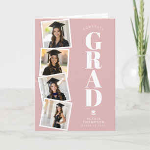 Personalized Modern School College Graduation  Card