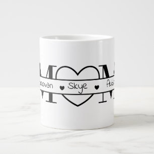 Personalized MOM Large Coffee Mug