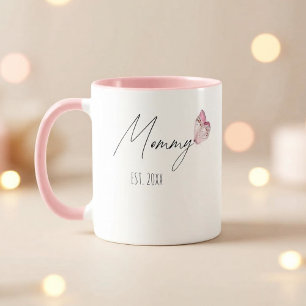Personalized Mommy EST. Year Mug for Mother's Day 