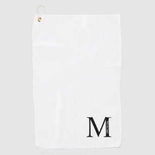 Personalized Monogram and Name Golf Towel