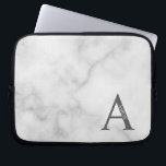 Personalized Monogram and Name Laptop Sleeve<br><div class="desc">Personalized Monogram and Name Gifts
featuring personalized monogram and name in classic serif font style.</div>