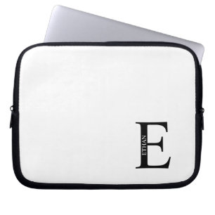 Personalized Monogram and Name Laptop Sleeve
