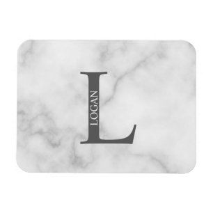 Personalized Monogram and Name Magnet