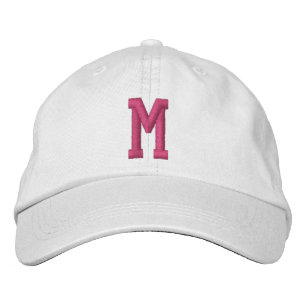 Personalized Monogram Bold Initial Embroidered Hat