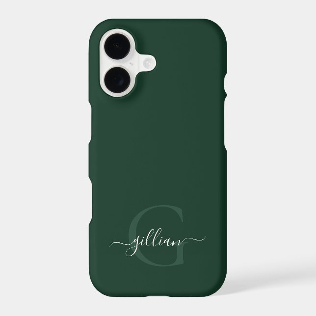 Personalized Monogram Case-Mate iPhone Case (Back)