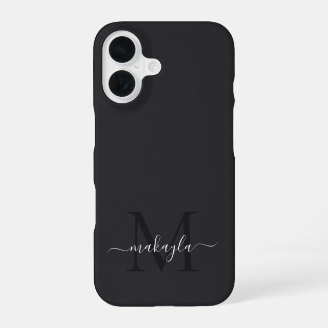 Personalized Monogram Case-Mate iPhone Case (Back)