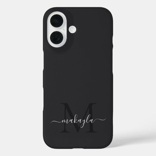 Personalized Monogram Case-Mate iPhone Case (Back)
