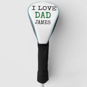 Personalized monogram Father's golf driver cover