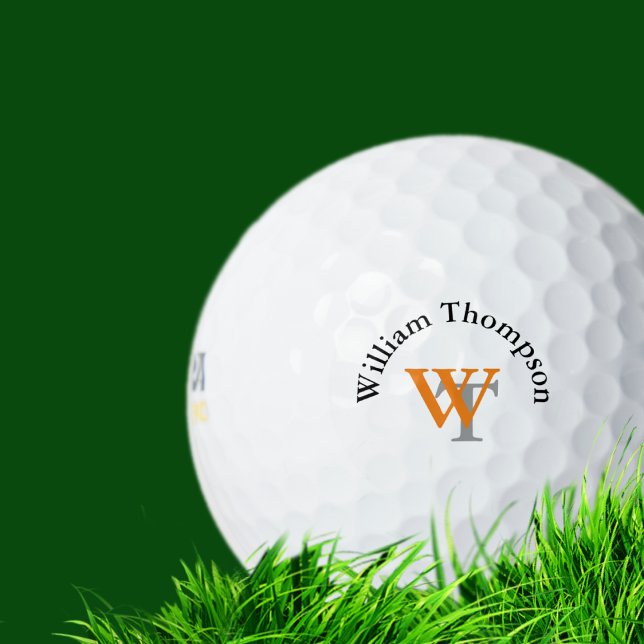 Personalized monogram golf balls (Creator Uploaded)