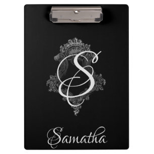 Personalized Monogram Initial  Clipboard