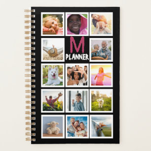 Personalized Monogram Photo Collage Planner - Desi