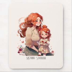 Personalized Mother and Daughter Mouse Mat