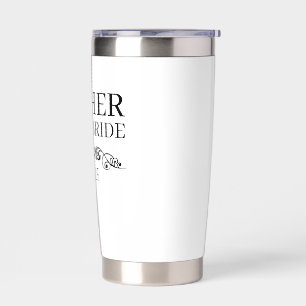 Personalized Mother of the Bride Custom Tumbler,  Insulated Tumbler