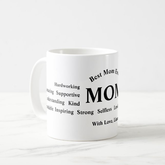 Personalized Mother’s Day Mug (Front Left)