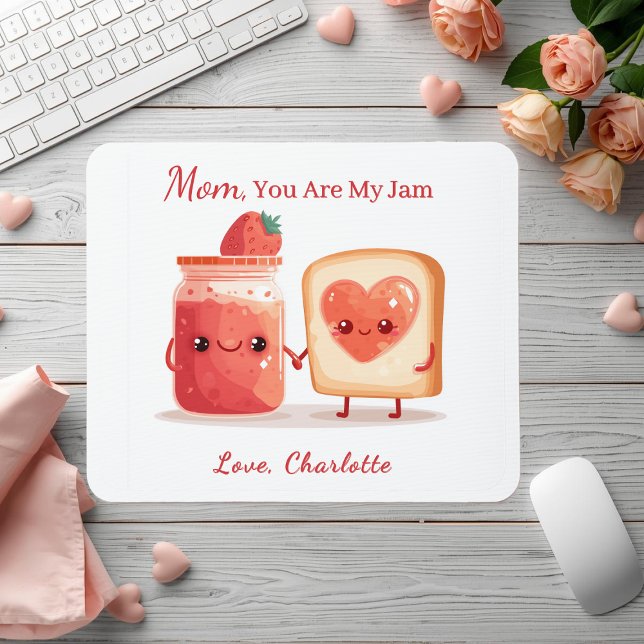 Personalized Mothers Day Desk Gift for Mom Mouse Mat (Creator Uploaded)