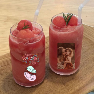 Personalized Mother's Day glass