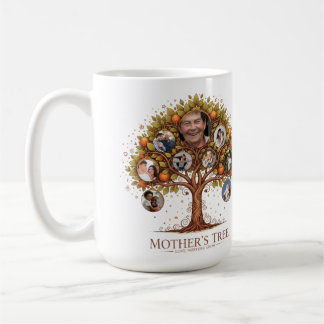 Personalized Mother's Tree 9-Photo Custom Family Coffee Mug