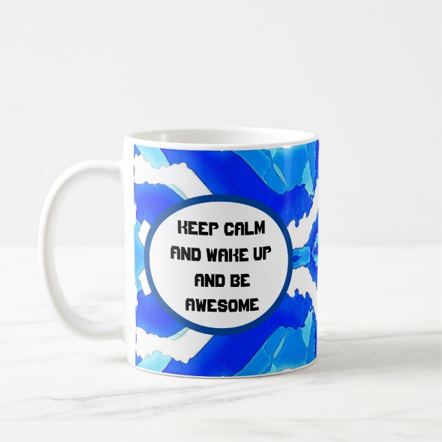 Personalized Motivational Design Coffee Mug (Left)