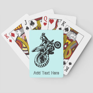 Personalized Motorcycle Playing Cards