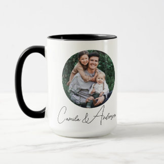 Personalized mug for dad with photo with dad.