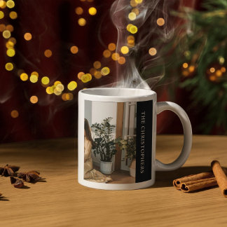 Personalized Mug with Monogram and Family Photo