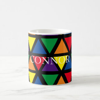 Personalized multicoloured Triangle  Coffee Mug