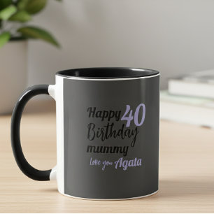 Personalized Mummy Birthday Mug - Custom Name