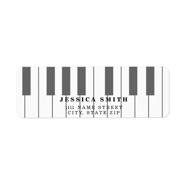 Personalized Musical piano keys (Front)