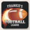 Personalized NAME American Football Flames Sports