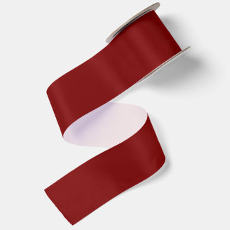 PERSONALIZED NAME AND TEXT DARK RED SATIN RIBBON