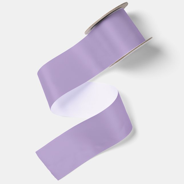 PERSONALIZED NAME AND TEXT LAVENDER SATIN RIBBON (Front+Back)