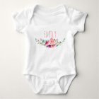 Personalized Name Baby Girl Watercolor Floral-5