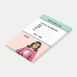 Personalized Name Business Phone Message Office Post-it Notes